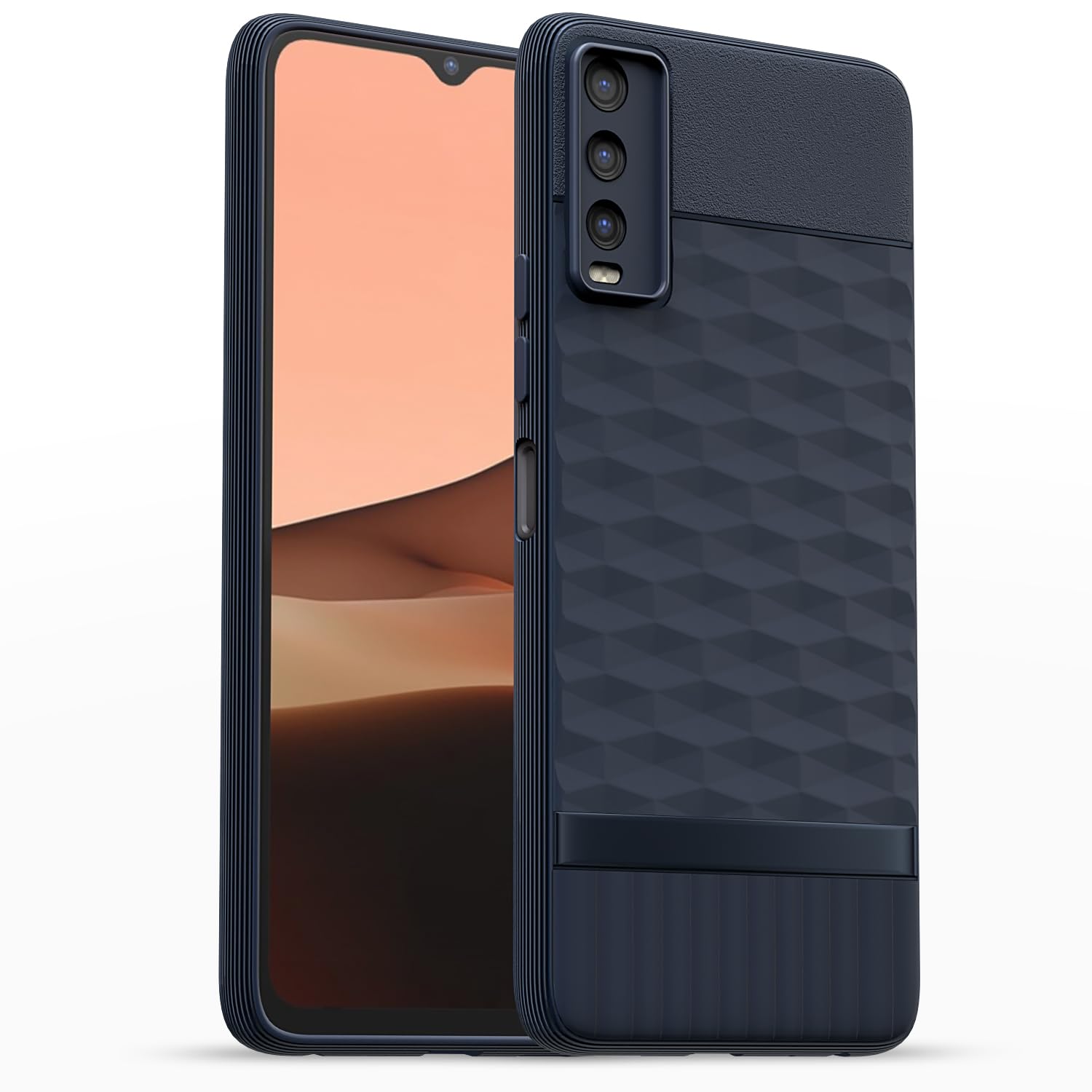  Vivo Y12s / Y20 / Y20i / Y20G  Gencase Back Cover - Blue