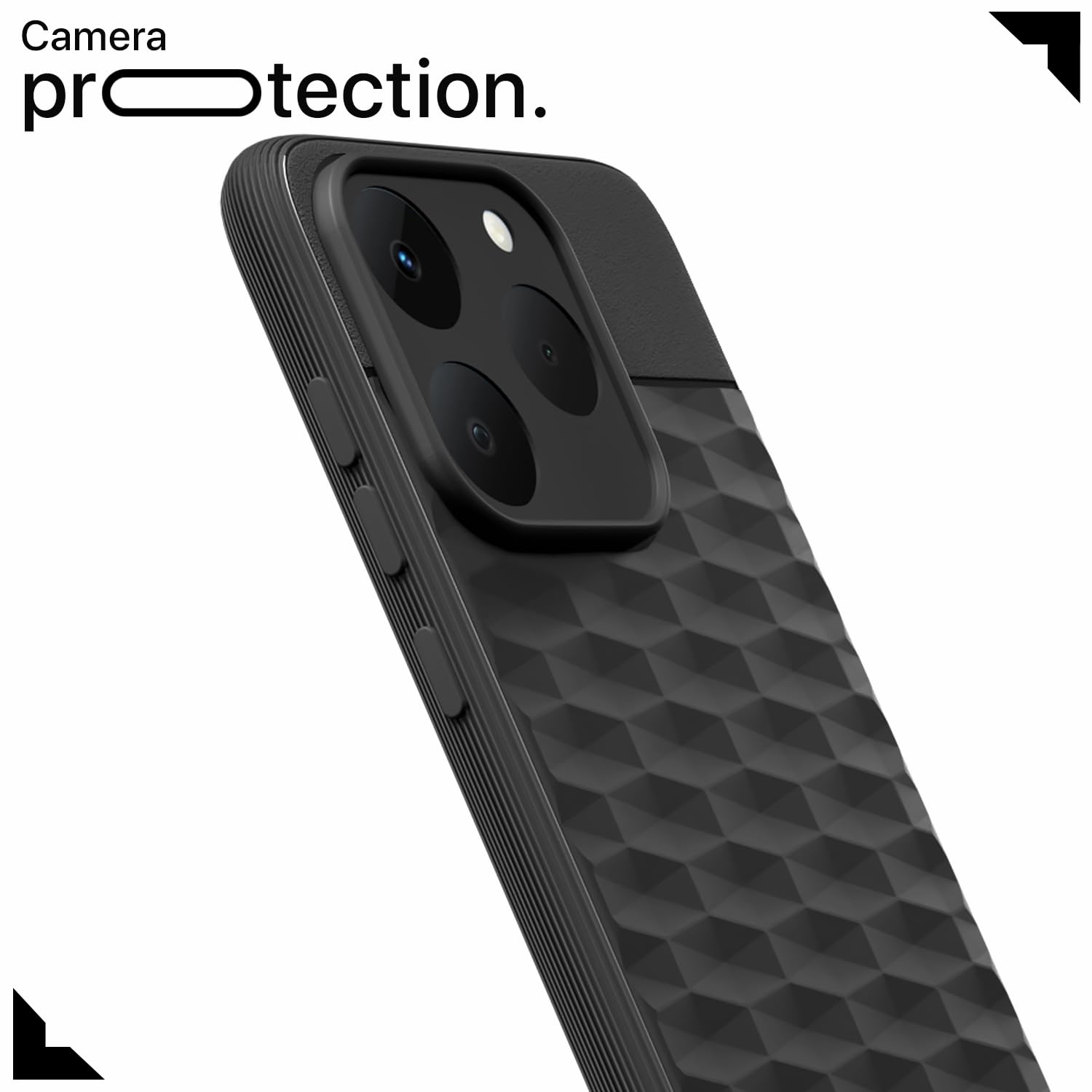Pikkme Realme 15T/Narzo 90 5G black mobile back cover – photo 5