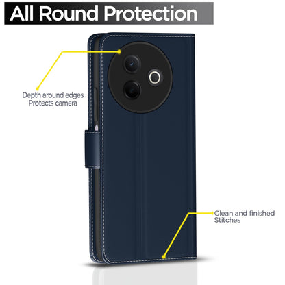 Pikkme Vivo Y39 5G Wallet blue mobile flip cover – photo 4