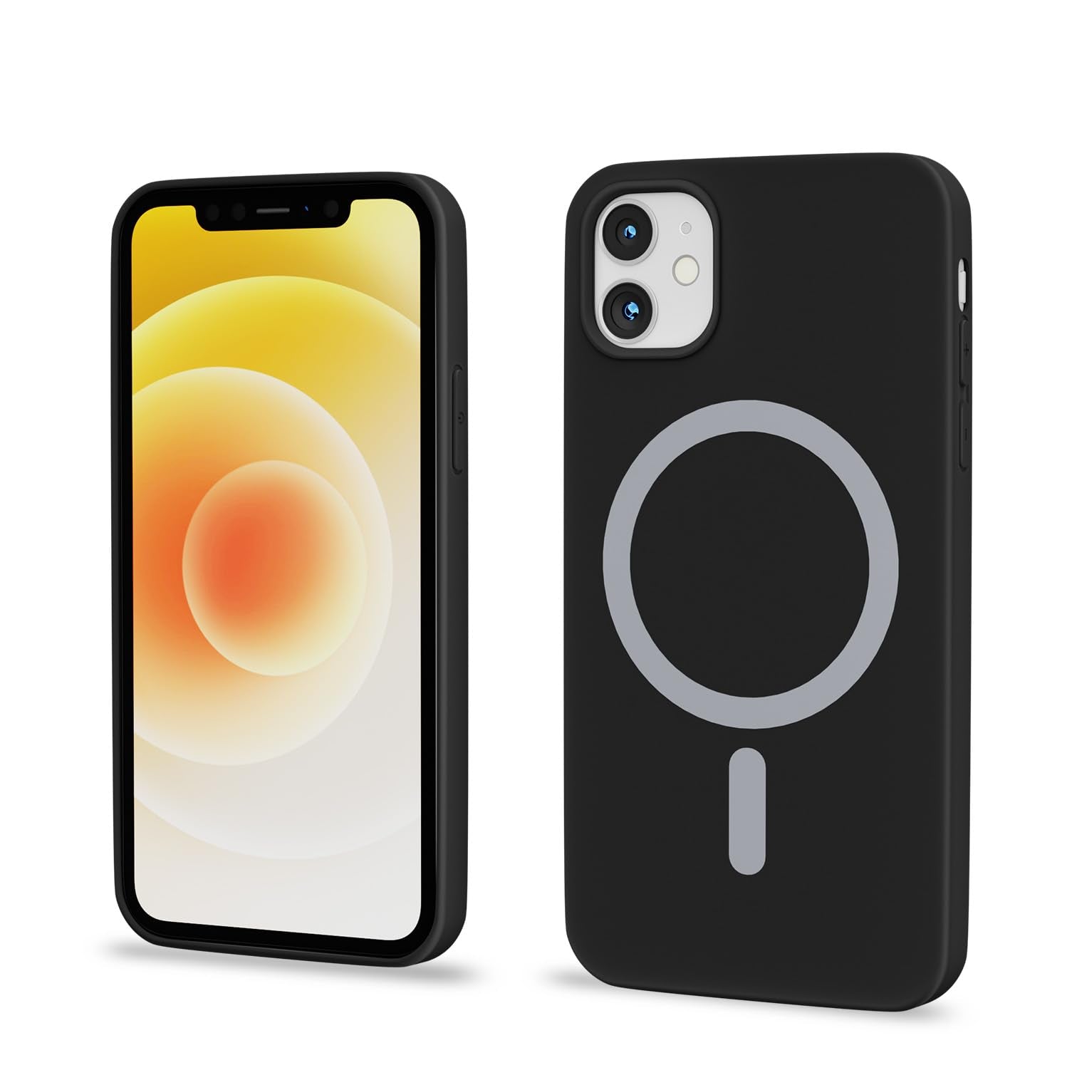 Black back cover for iPhone 12/12 Pro – Pikkme