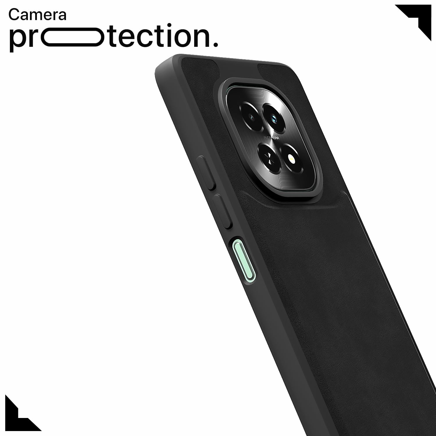 Pikkme Realme C63 5G black mobile back cover – photo 5