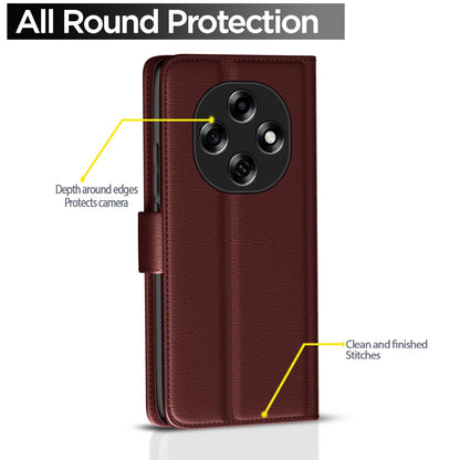 Oppo F31 Pro 5G wallet flip cover in brown by Pikkme – photo 4