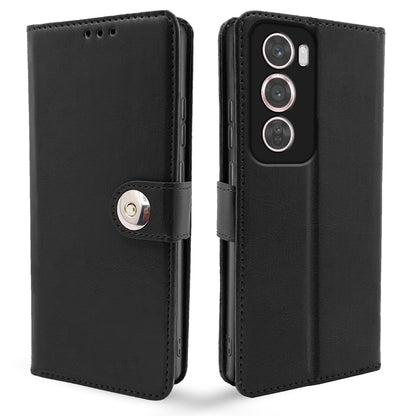 Oppo Reno 12 Pro 5G wallet flip cover in black by Pikkme