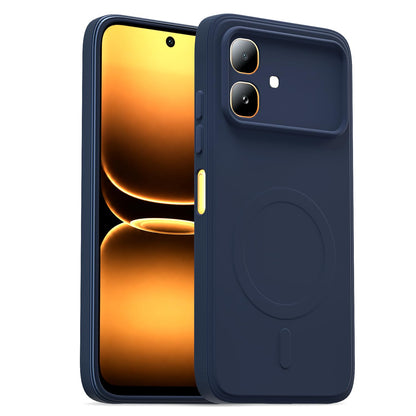Infinix Smart 20 MagSafe mobile back cover in blue by Pikkme