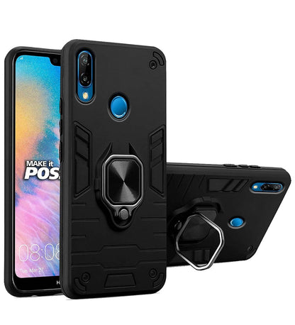 Pikkme Honor P20 Lite D5 Tough Armor black phone cover