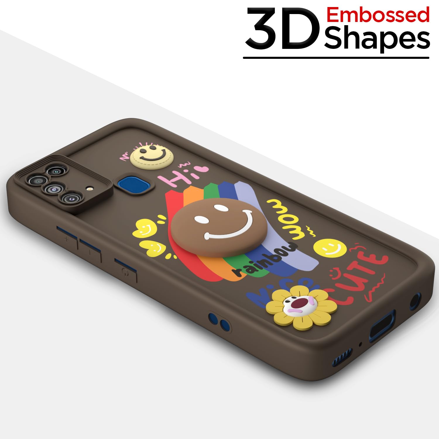 Samsung M31/M31 Prime/F41 mobile cover in brown by Pikkme – photo 3