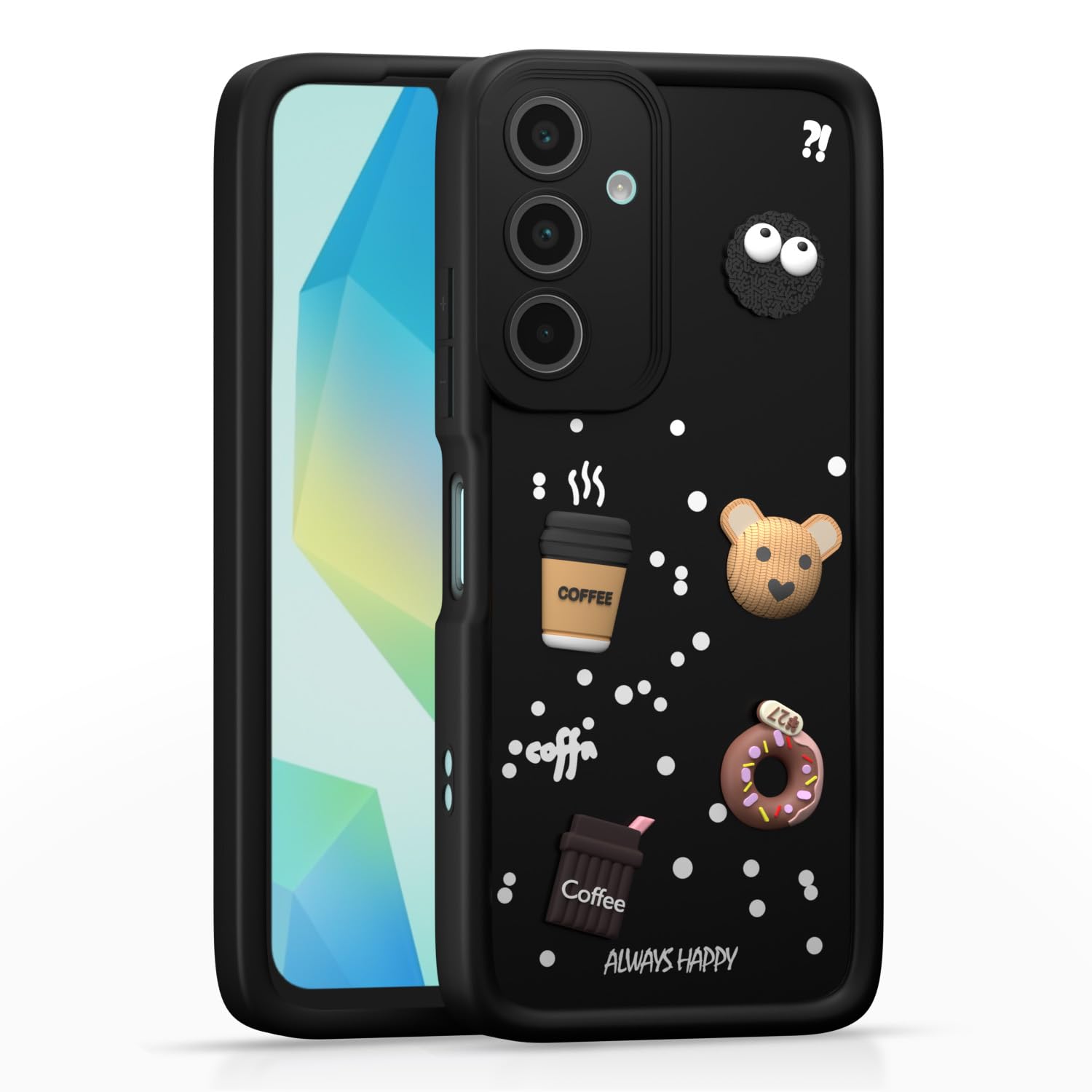 Pikkme sama16 5g Coff Back Cover - Black 
