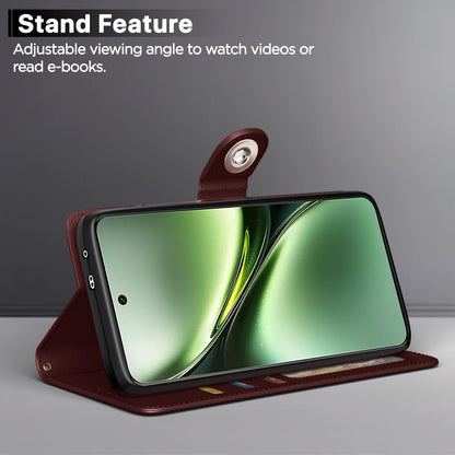 Vivo X200 5G flip case in brown by Pikkme – photo 3