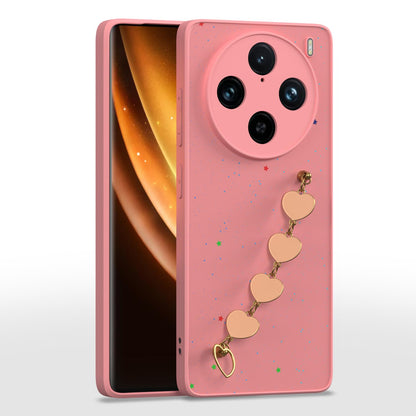 Vivo X100 Pro 5G Chain mobile cover in pink by Pikkme