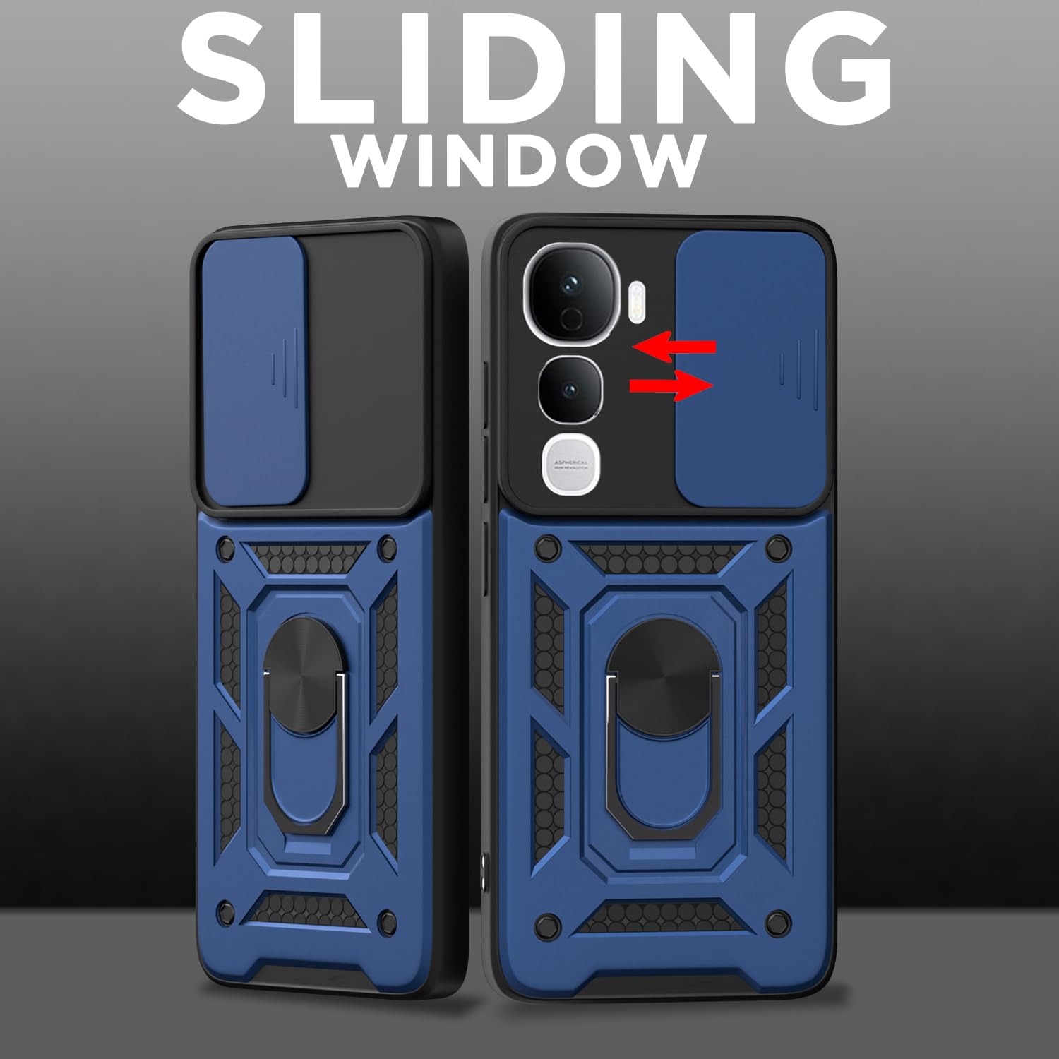 Blue D10 Camera Shield mobile back cover for Vivo Y400 Pro 5G – Pikkme – photo 2