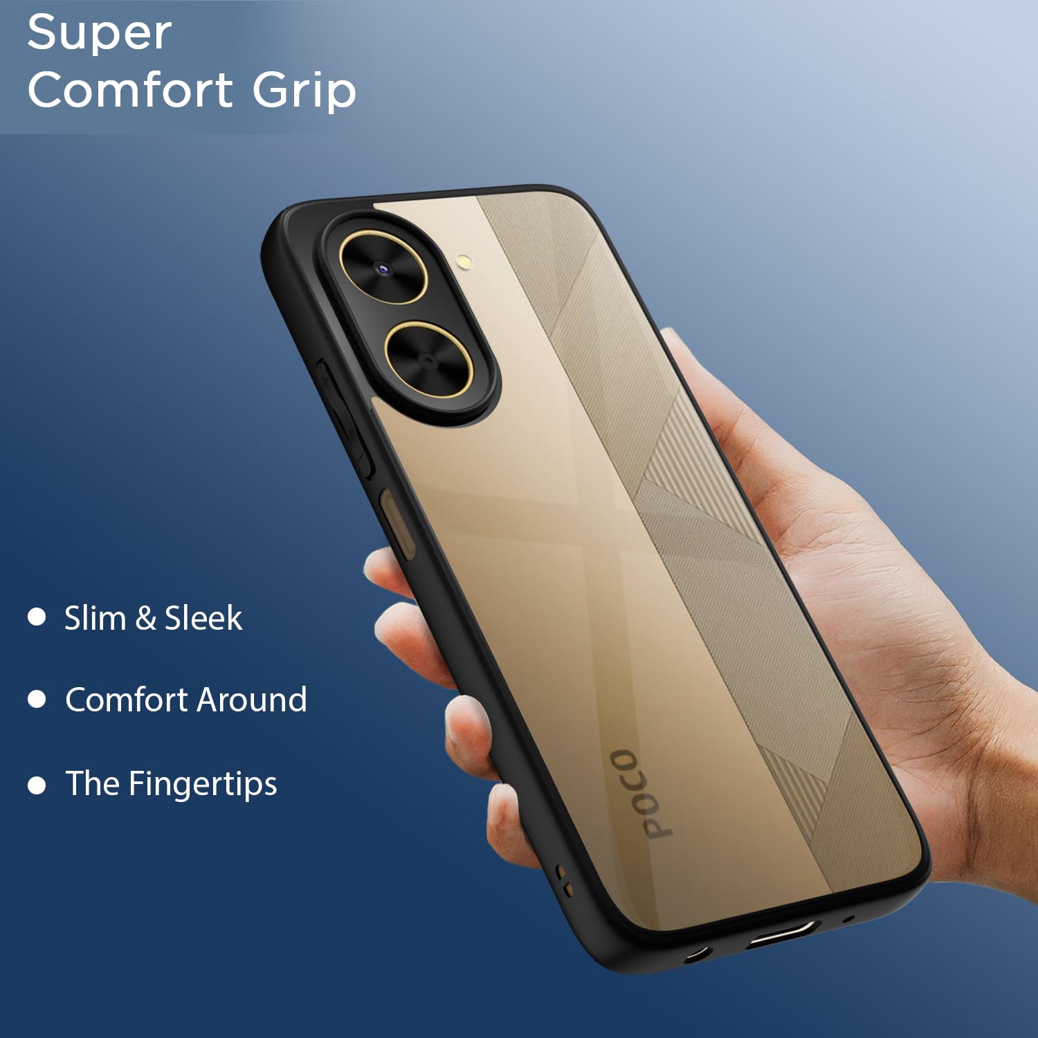 Pikkme Motorola Moto Edge 60 Stylus 5G Eagle 2 Shockproof Sleek Hybrid Armor Back Cover (Grey)