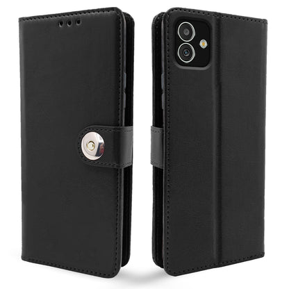 Pikkme Samsung F14 5G Button black wallet flip cover
