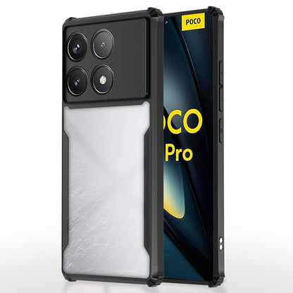 Pikkme Poco F6 Pro 5G black mobile back cover