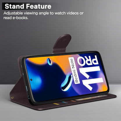 Pikkme coffee flip cover for Redmi Note 11 Pro/Note 11 Pro Plus 5G – photo 3