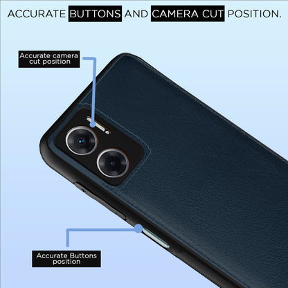 Pikkme blue Leather back cover for Redmi 11 Prime 5G – photo 6