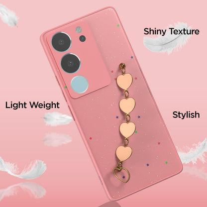 Vivo V29/V29 Pro 5G Chain phone cover in pink by Pikkme – photo 4