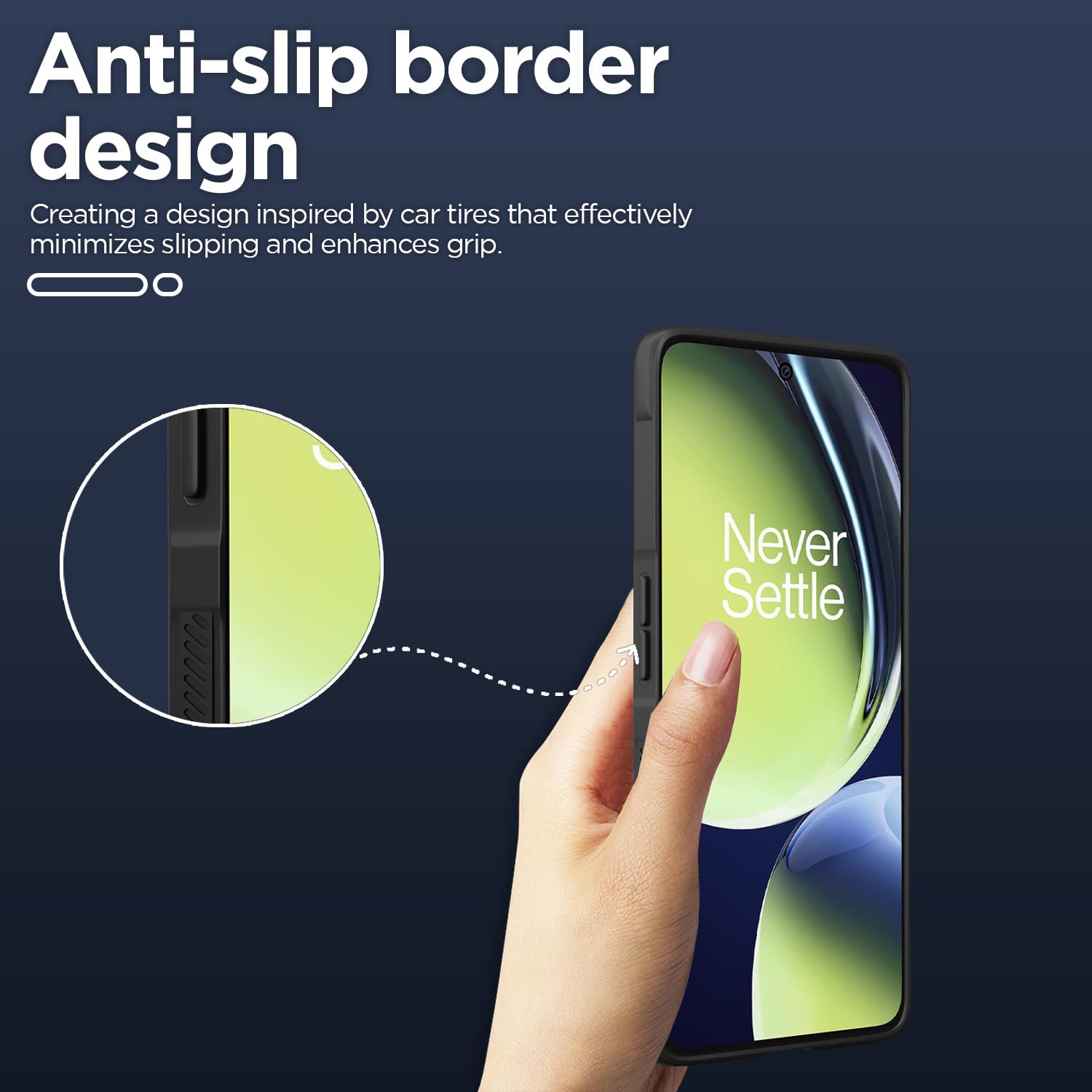 Pikkme black Liquid Silicone phone cover for OnePlus Nord CE 3 Lite 5G – photo 4