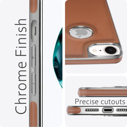 iPhone 7/8 Leatherback mobile back cover in chrome brown by Pikkme – photo 5