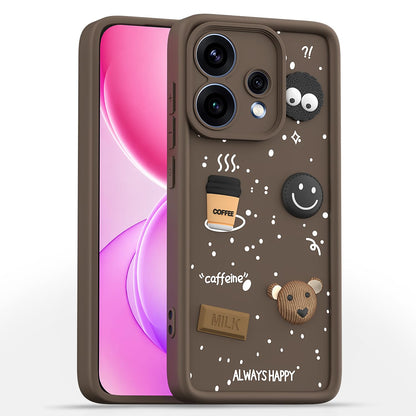 Brown Bear Coffee back cover for Oppo Reno 15F 5G – Pikkme