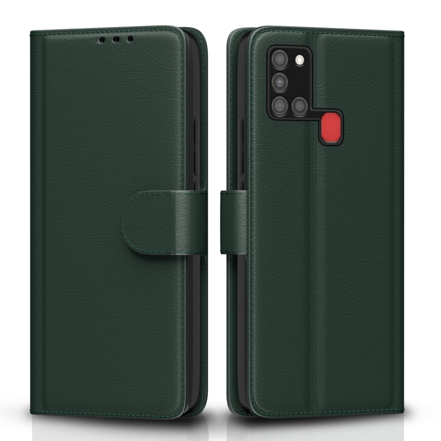 Green flip cover for Samsung A21s – Pikkme
