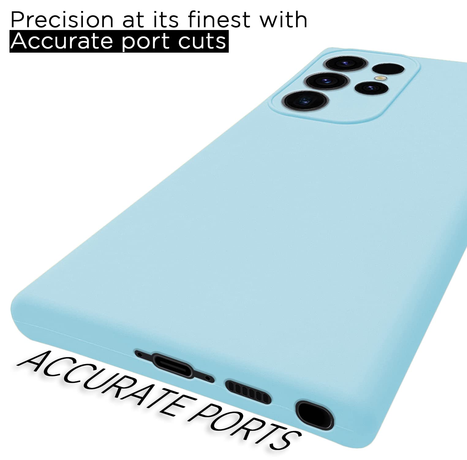 Samsung S23 Ultra 5G phone cover in lite blue by Pikkme – photo 4