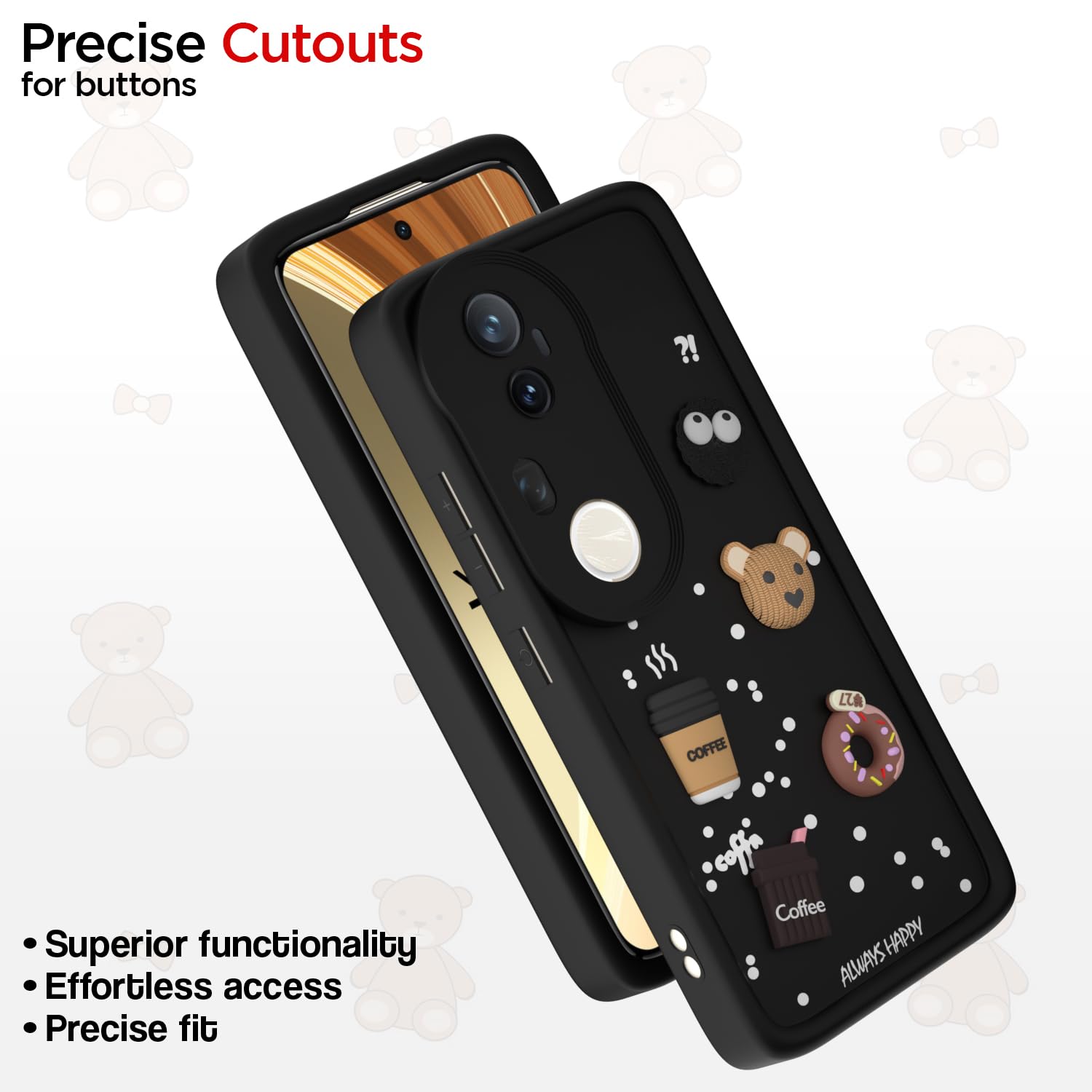 Pikkme Vivo T4 Ultra 5G black back cover – photo 6