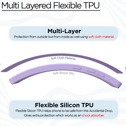 Samsung Note 10 Lite Liquid Silicone mobile cover in purple by Pikkme – photo 4