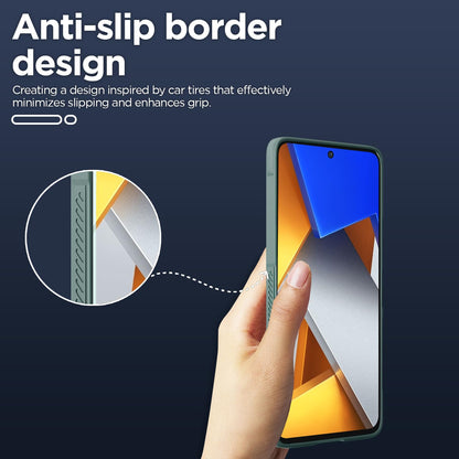 Pikkme green Liquid Silicone mobile cover for Poco X4 Pro 5G – photo 4