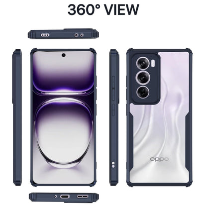 Pikkme blue Clear phone cover for Oppo Reno 12 Pro 5G – photo 2
