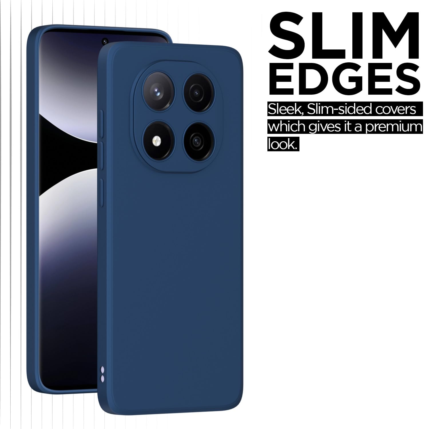 Redmi Note 14 Pro Plus 5G mobile back cover in blue by Pikkme – photo 6