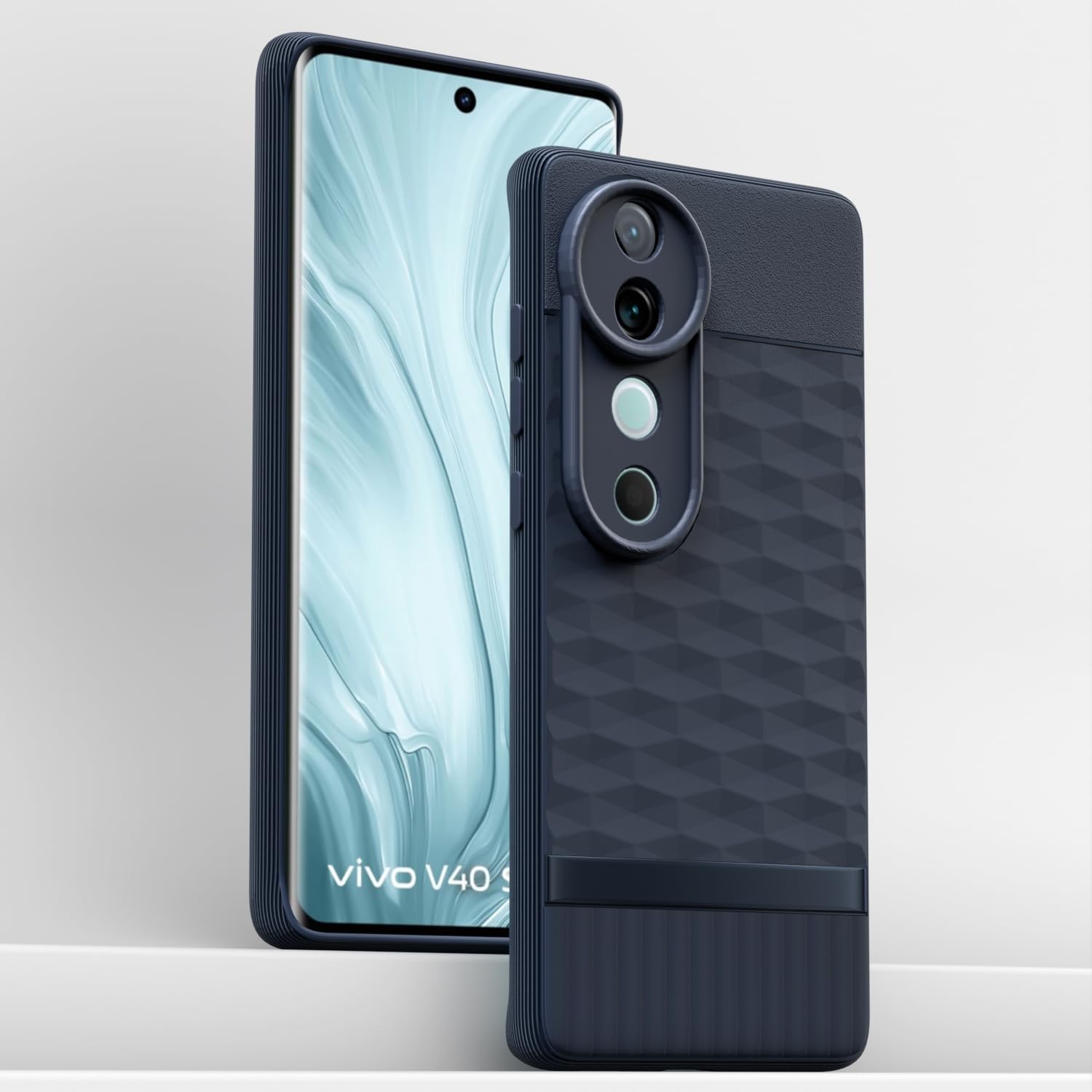 Pikkme Vivo V40 5G / V40 Pro 5G / T3 Ultra 5G Gencase Back Cover (Blue)
