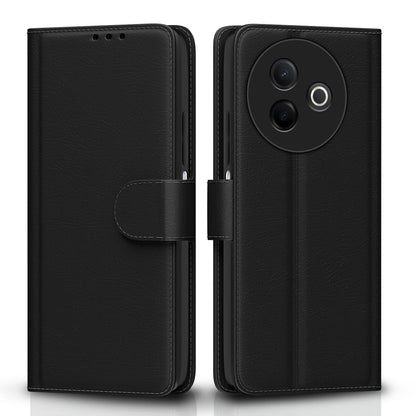 Pikkme Vivo Y39 5G Vintage Flip Cover (Black)