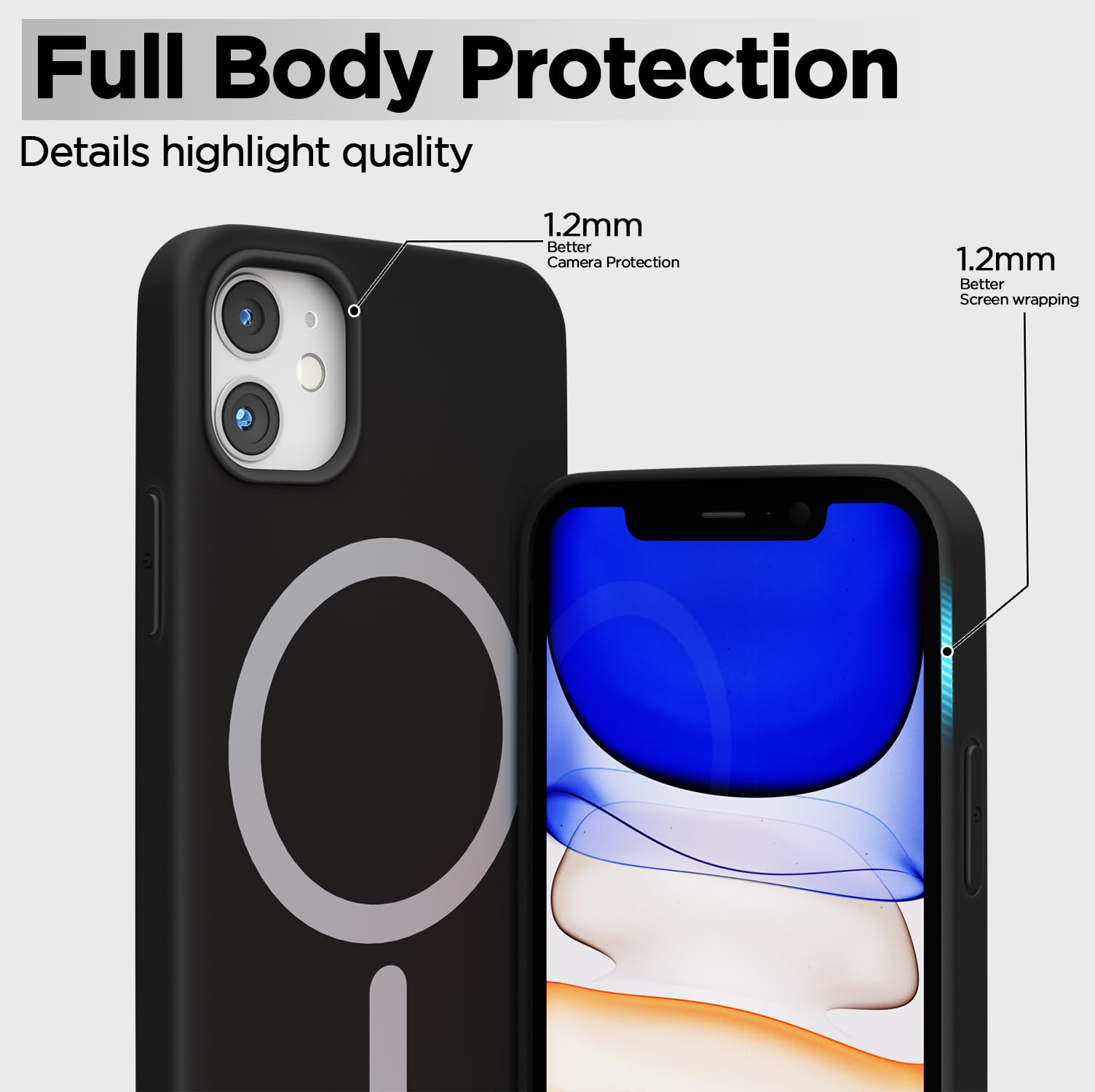 iPhone 11 phone cover in black by Pikkme – photo 2