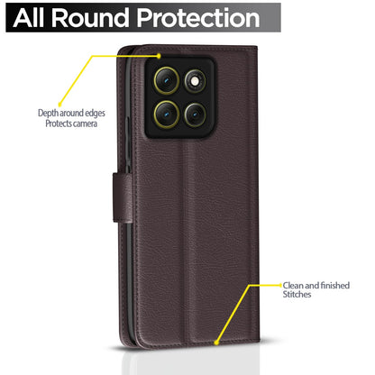 Pikkme coffee Wallet wallet flip cover for Moto G86 Power 5G – photo 4