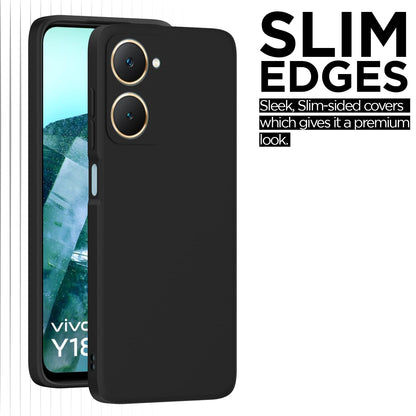 Black back cover for iQOO Z9 Lite 5G/Vivo T3 Lite 5G/Vivo Y18/Y18e/Y03 – Pikkme – photo 7