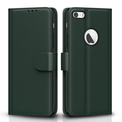Pikkme iPhone 5 / 5s / Se Vintage Flip Cover (Green)