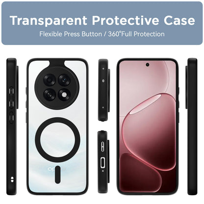 Oppo F31 Pro Plus 5G mobile back cover in black mag-safe by Pikkme – photo 2