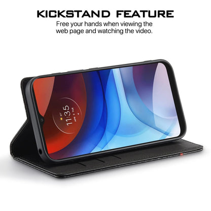 Pikkme Moto E7 Power black mobile flip cover – photo 5
