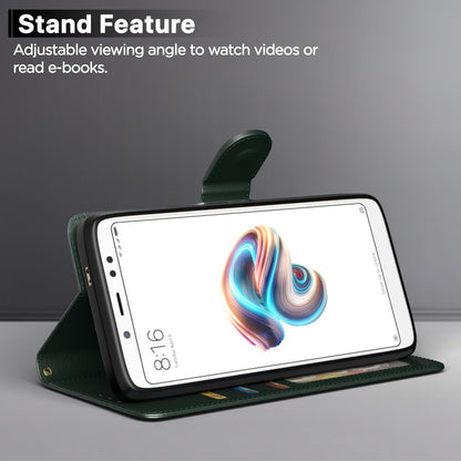 Redmi Note 5 Pro mobile flip cover in green by Pikkme – photo 3