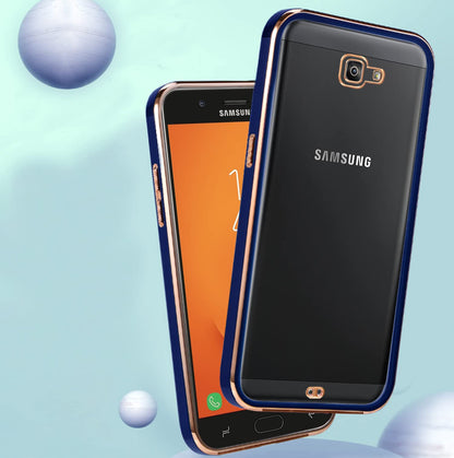 Samsung J7 Prime Chrome back cover in blue by Pikkme – photo 4