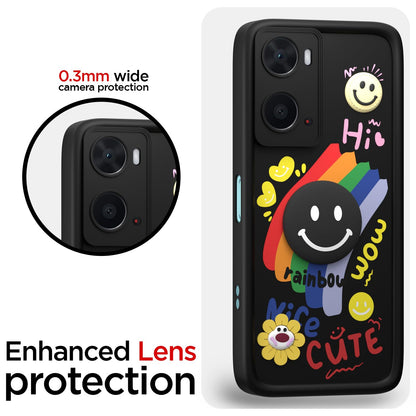 Black Soft Silicone mobile back cover for Oppo A76/A96/A36 – Pikkme – photo 5