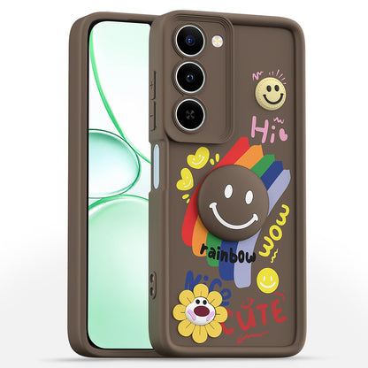 Pikkme brown mobile cover for Realme P4 Lite/C83 5G