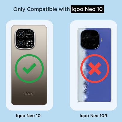 Pikkme iQOO Neo 10 5G / Vivo Y300 GT 5G PC + TPU Crystal Clear Transparent Back Cover (Transparent)