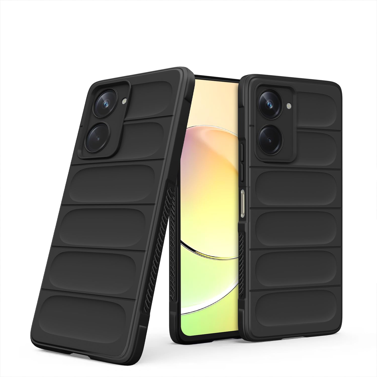 Pikkme black mobile cover for Realme 10 4G
