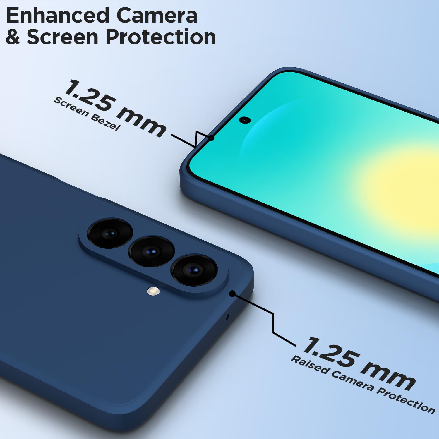 Pikkme Samsung M47/A27 5G Matte blue mobile cover – photo 2