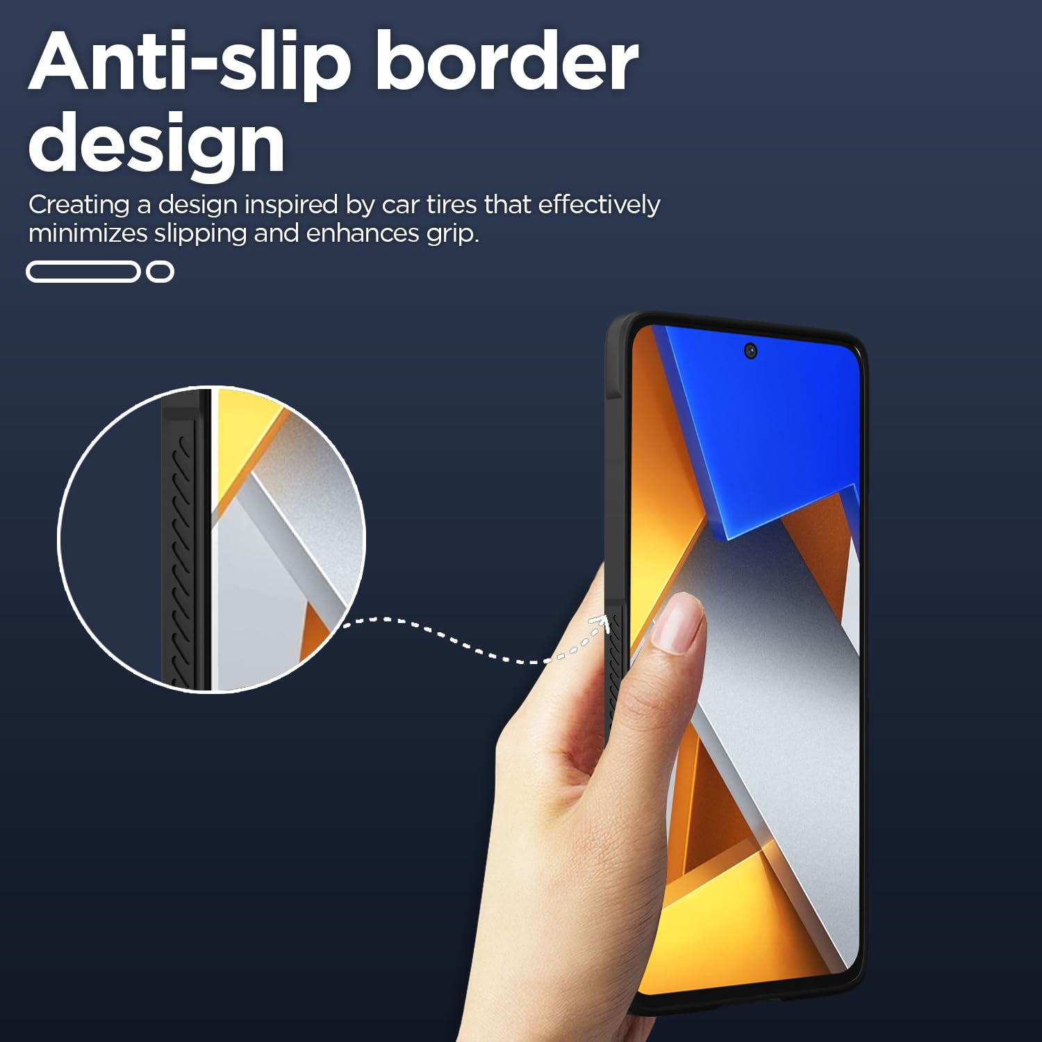 Black phone cover for Poco X4 Pro 5G – Pikkme – photo 4