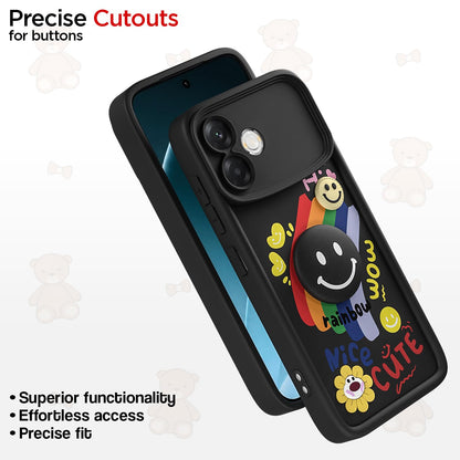 Oppo F33 Pro 5G Soft Silicone back cover in black by Pikkme – photo 6