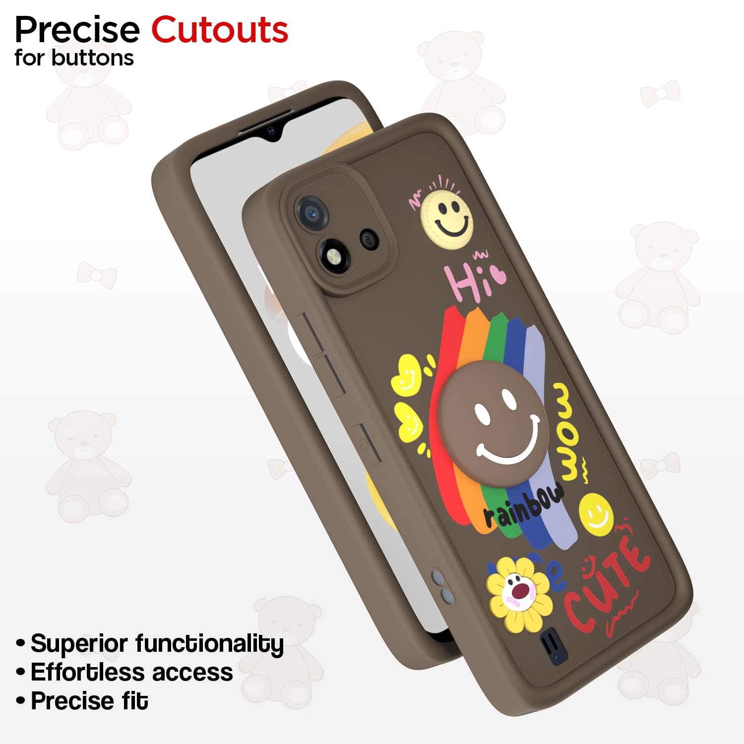 Pikkme brown mobile cover for Realme C20 – photo 6