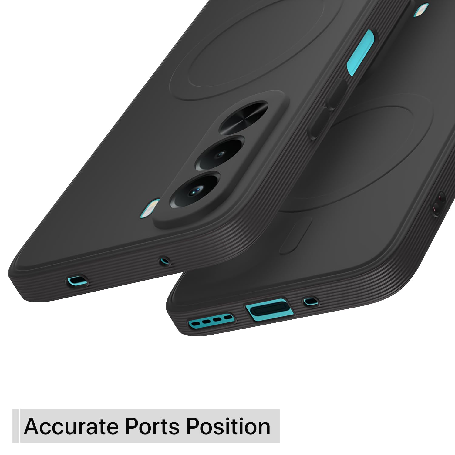 Pikkme Realme P4x 5G black mobile back cover – photo 4