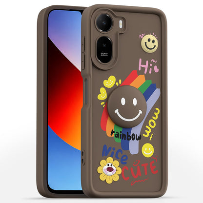 Redmi A7 Pro/Poco C85x 5G Soft Silicone back cover in brown by Pikkme